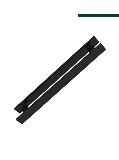 Puxador ECO Planus 750x600mm Alumínio Preto - Geris