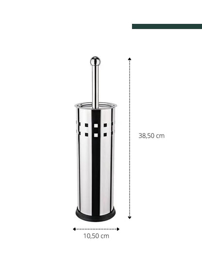 Escova Sanitária com suporte em aço inox, BAN6682, Euro Home