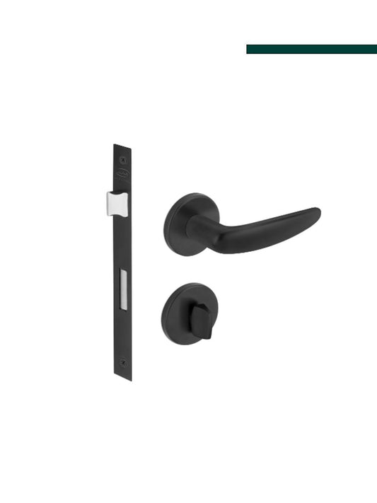 IMAB - Fechadura VERT 2 ZAMAK R0077 WC preta