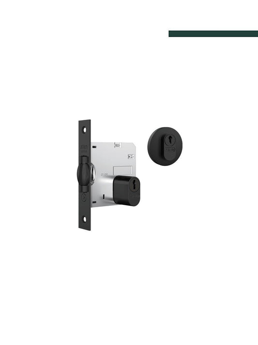 Fechadura 1005 Rolete Redonda Black - STAM