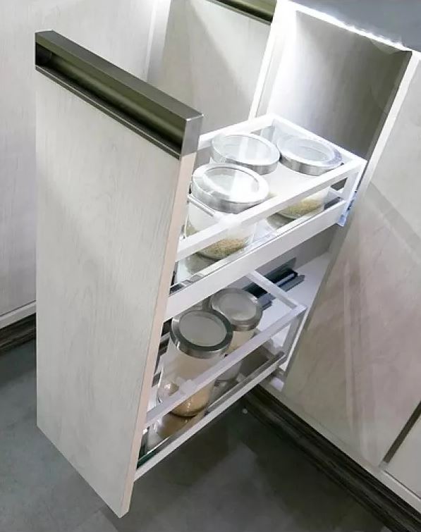 Porta Latas/óleo Alumínio Deslizante Branco 9302 - Jomer