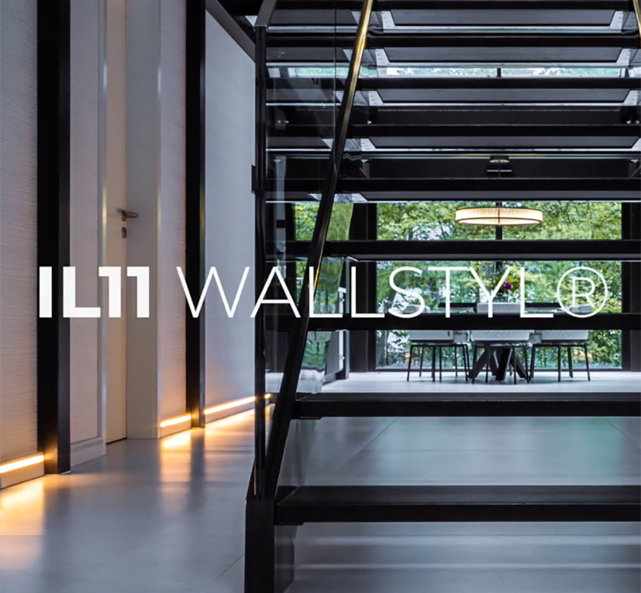 GART - Rodapé Wallstyl IL11 LED 20mm x 80mm x 2,00m - PEÇA