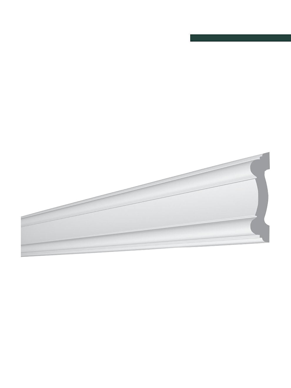 GART - Moldura Nomastyln MOD Z1550 20mm x 80mm x 2,00m - PEÇA