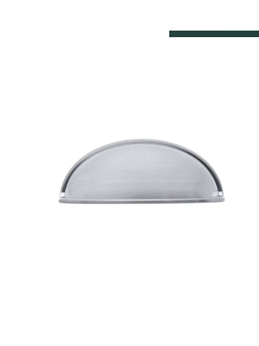 JADOR - Puxador 3502 Concha Nozes 64mm Escovado (CX C/12 PEÇAS)