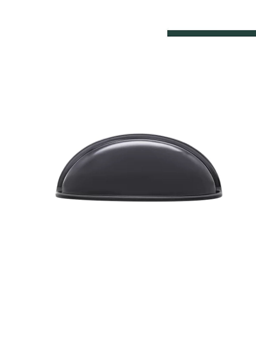 JADOR - Puxador 3512 Concha Nozes 64mm Preto opaco (CX C/12 PEÇAS)