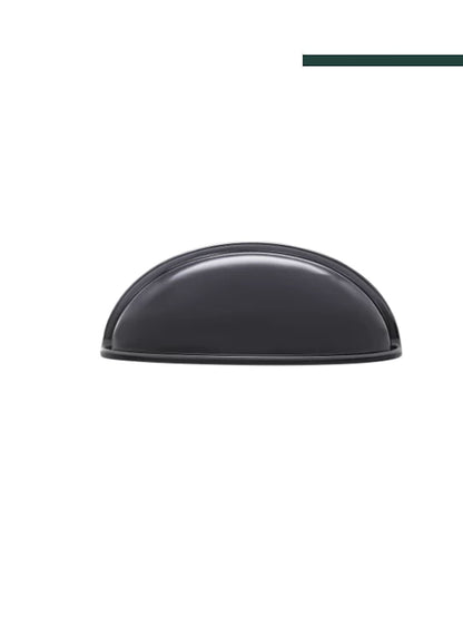 JADOR - Puxador 3512 Concha Nozes 64mm Preto opaco (CX C/12 PEÇAS)