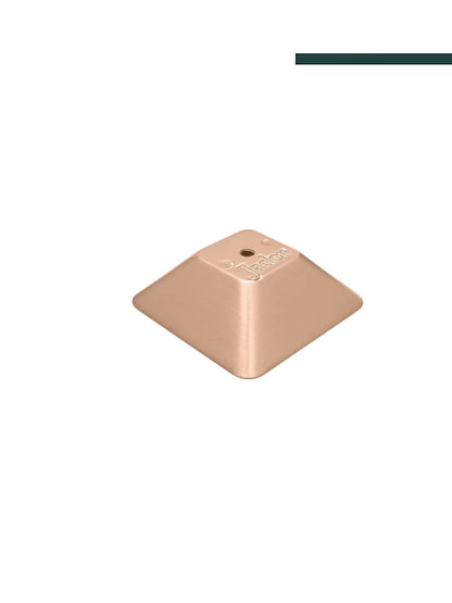 JADOR - Puxador 6298 GALAXIA 17mm RED GOLD ESCOVADO (CX C/12 PEÇAS)