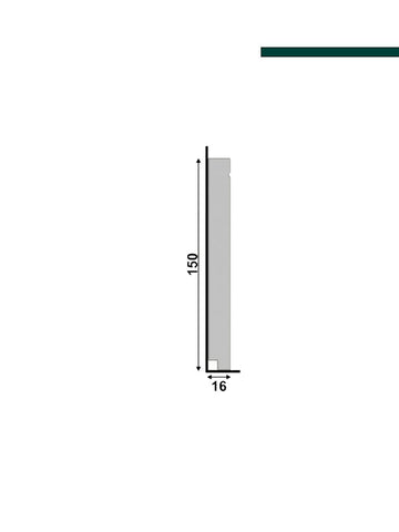 Rodapé 518 Fendi – 15cm - Peça -  Santa Luzia