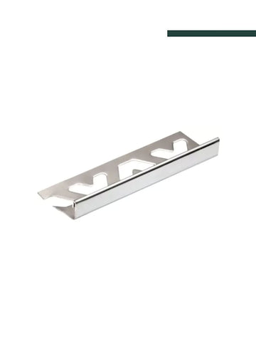 Viscardi - Perfil Ravena 267 AÇO Inox Brilhante 3mm x 10mm x 3m (5 PEÇAS)