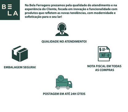 Trava Porta Protetor E.V.A Branco - Comfortdoor