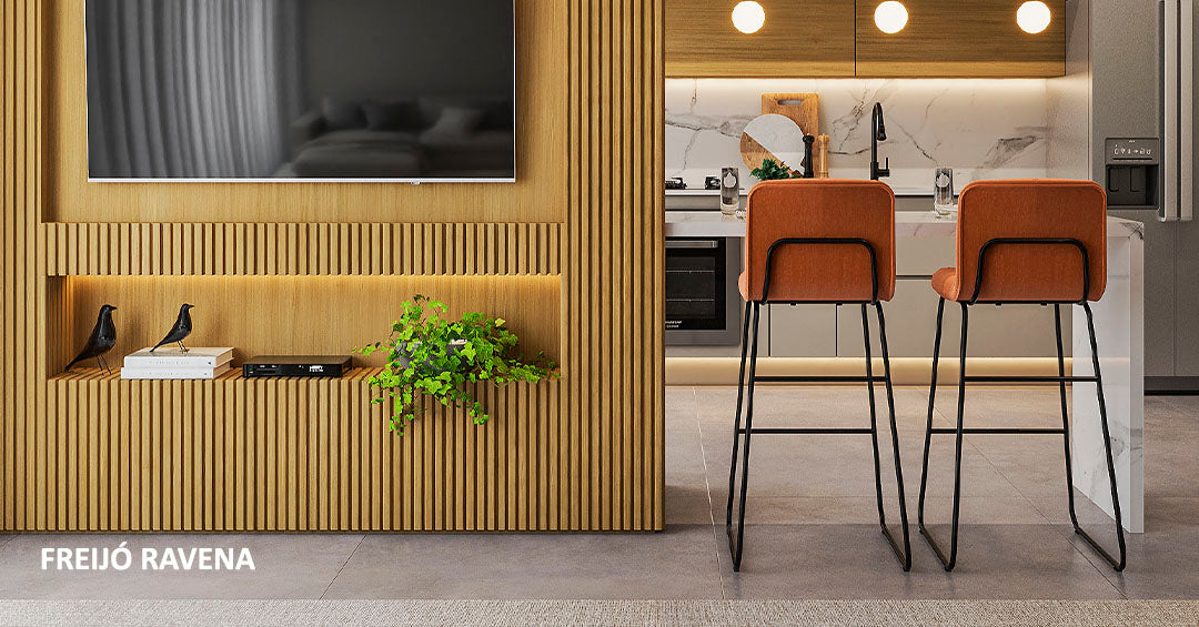 Painel Ripado Slim 15mm - 270 x 45 cm - Caixa - MDF Ultra - Barreto