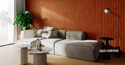 Painel Ripado Essence 15mm - 270 x 92 cm - Caixa - MDF Comum - Barreto
