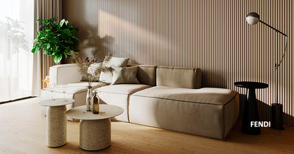 Painel Ripado Slim 15mm - 270 x 45 cm - Caixa - MDF Ultra - Barreto