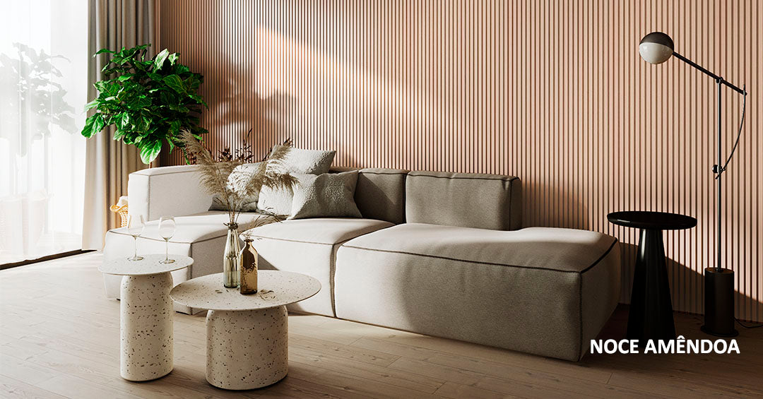 Painel Ripado Slim 15mm - 270 x 45 cm - Caixa - MDF Ultra - Barreto