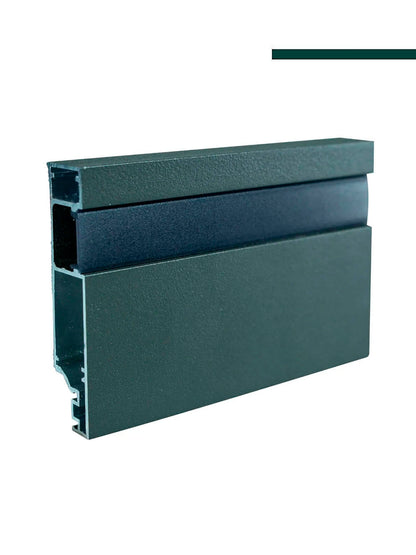 Rodapé Orion Autocolante com Friso para Difusor LED em Alumínio 70mm x 17mm (CX com 5 Peças) - Hom
