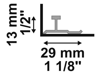 Ecopanel - Perfil Conector Aparente