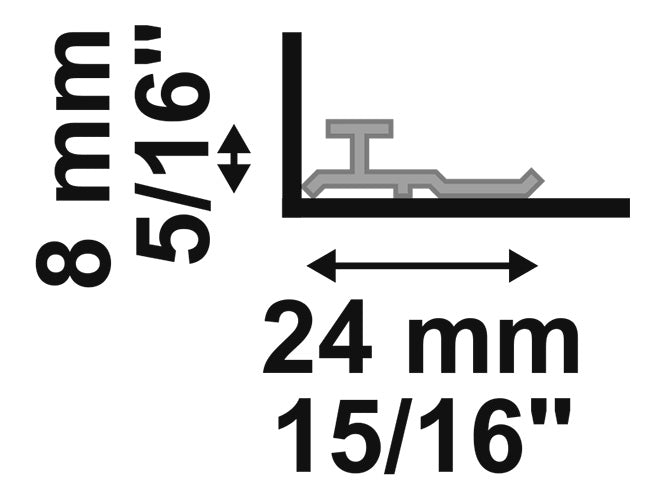 Ecopanel - Perfil Conector Junta Seca - Santa Luzia