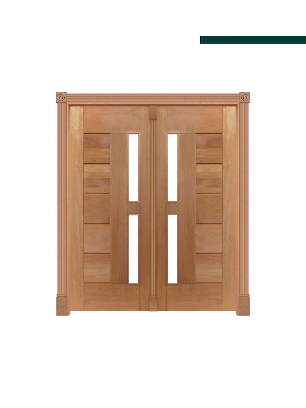 Porta de Madeira Pivot 335 BBB para Vidro - Casmavi