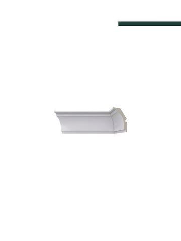 Rodateto 475 Branco 240cm x 70mm x 50mm - Santa Luzia