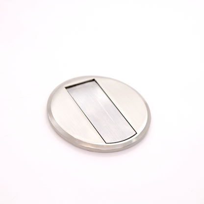 Trava Porta Magnético Slim Escovado - Comfortdoor