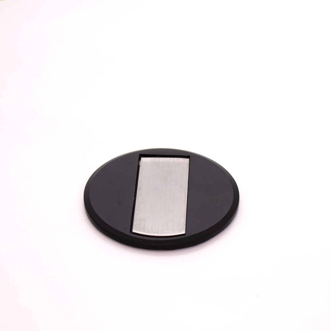 Trava Porta Magnético Slim Preto - Comfortdoor