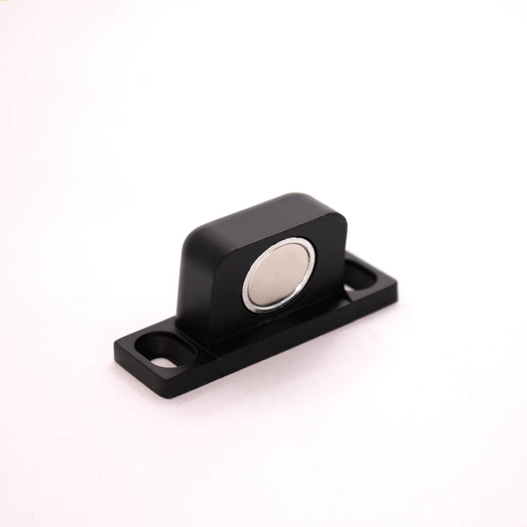 Trava Porta Magnético Slim Preto - Comfortdoor
