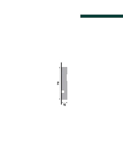 Guarnição 456 branca – 7cm - Barra - Santa luzia