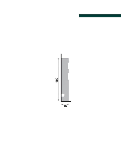 Guarnição 512 branca – 10cm - Barra - Santa luzia