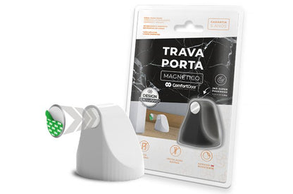 Trava Porta Magnético Prata - Comfortdoor