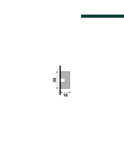 Rodameio 466 branco - 3cm - (CX C/10 PEÇAS) - Santa Luzia