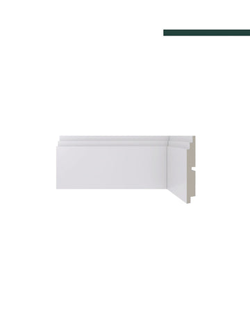 Rodapé 464 Branco – 10cm -  Santa Luzia