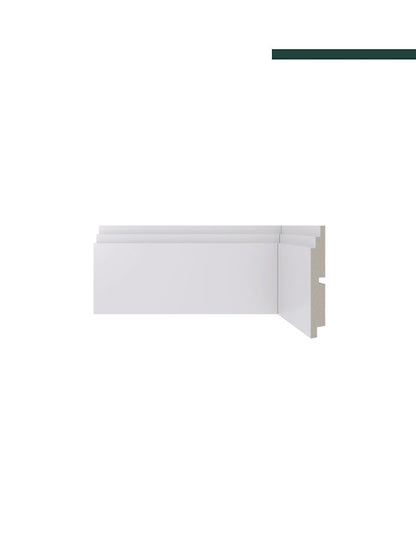 Rodapé 464 Branco – 10cm -  Santa Luzia