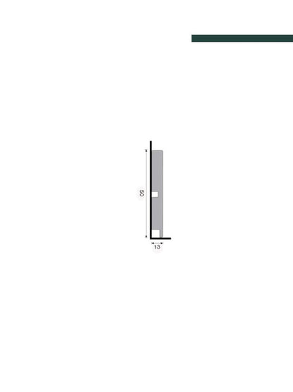 Rodapé 473 Branco – 5cm - (CX C/12 PEÇAS)  Santa Luzia