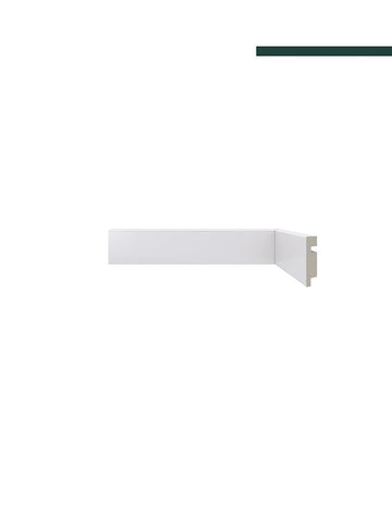 Rodapé 473 Branco – 5cm - (CX C/12 PEÇAS)  Santa Luzia