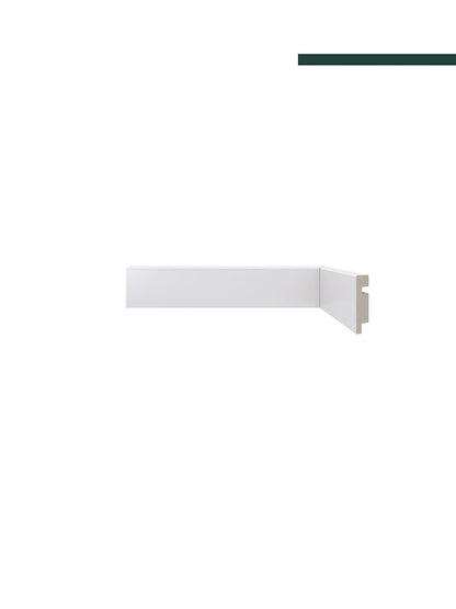 Rodapé 473 Branco – 5cm - (CX C/12 PEÇAS)  Santa Luzia