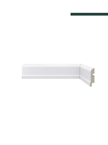 Rodapé 478 Branco – 5cm - (CX C/12 PEÇAS) - Santa Luzia