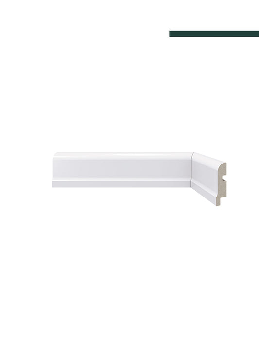 Rodapé 478 Branco – 5cm - (CX C/12 PEÇAS) - Santa Luzia