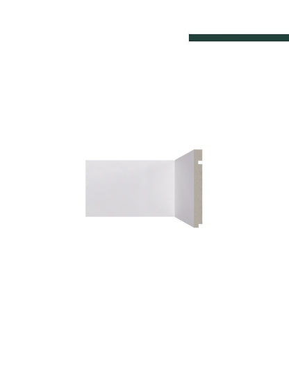 Rodapé 496 Branco – 15cm - (CX C/10 PEÇAS) Santa Luzia