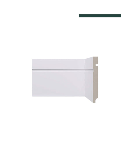 Rodapé 503 Branco – 15cm - Peça -  Santa Luzia