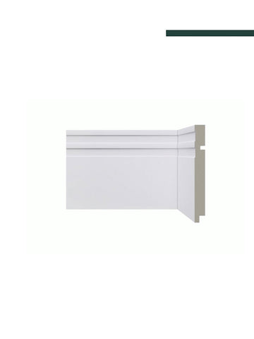 Rodapé 513 Branco – 15cm - (Peça FORA DE LINHA) -  Santa Luzia