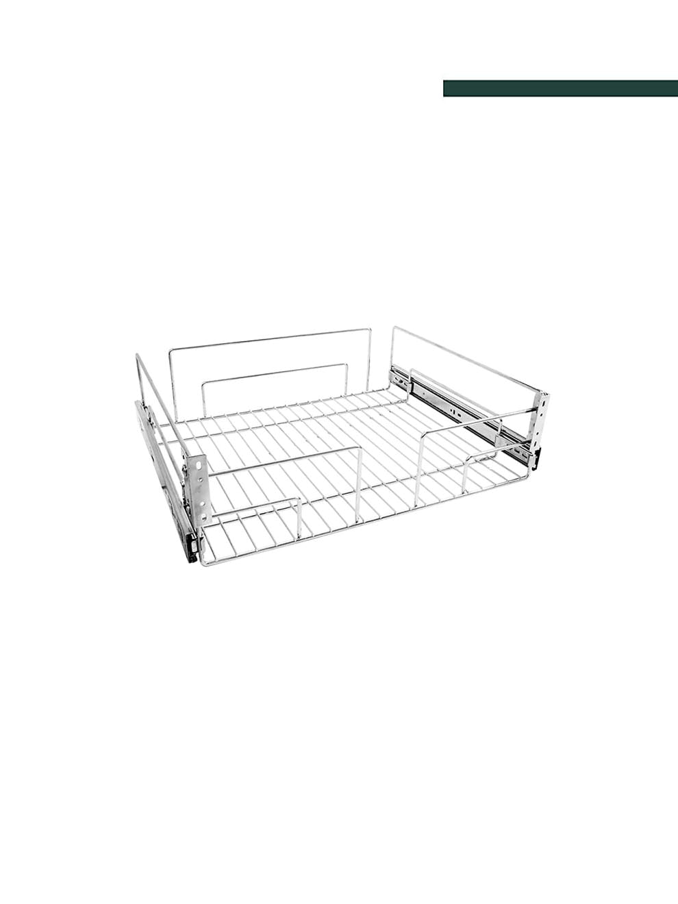 Jomer - Gaveta Maxi Multi-Trilhos Cromada 8374 (módulo 700 mm)