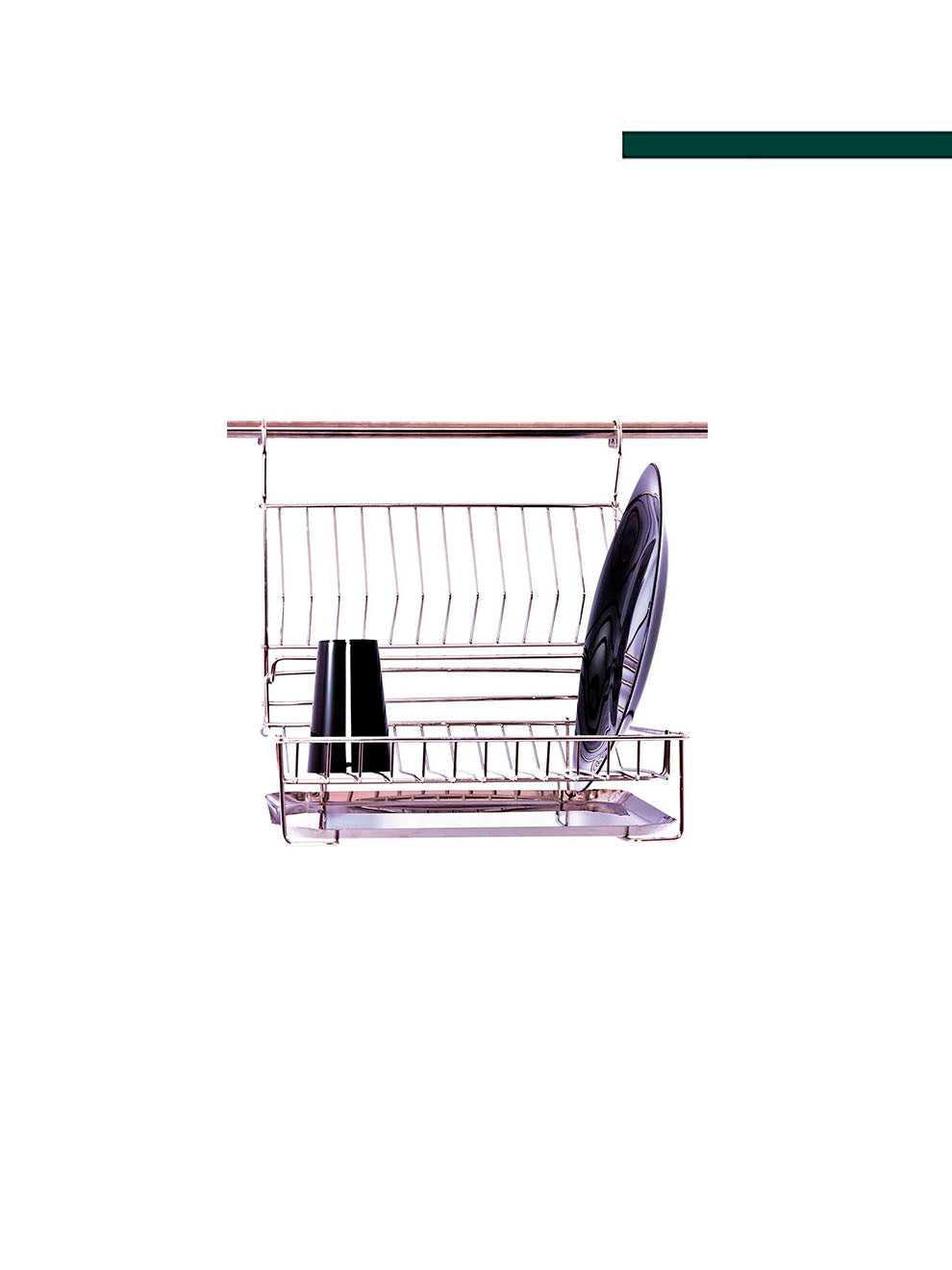 Jomer - Escorredor Basculante Inox 12p com bandeja 3020