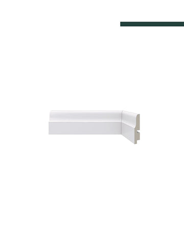 Rodapé 442 Branco – 7cm - Santa Luzia