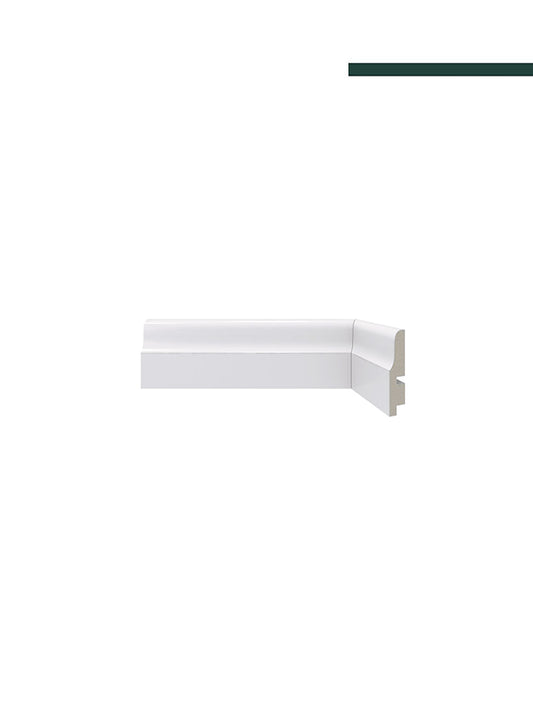 Rodapé 442 Branco – 7cm - Santa Luzia