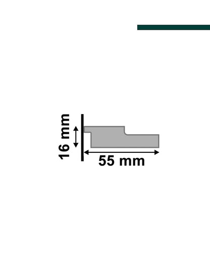 Ripado 55 curupixa 55mm x 16mm x 2,80m PAR - Santa Luzia