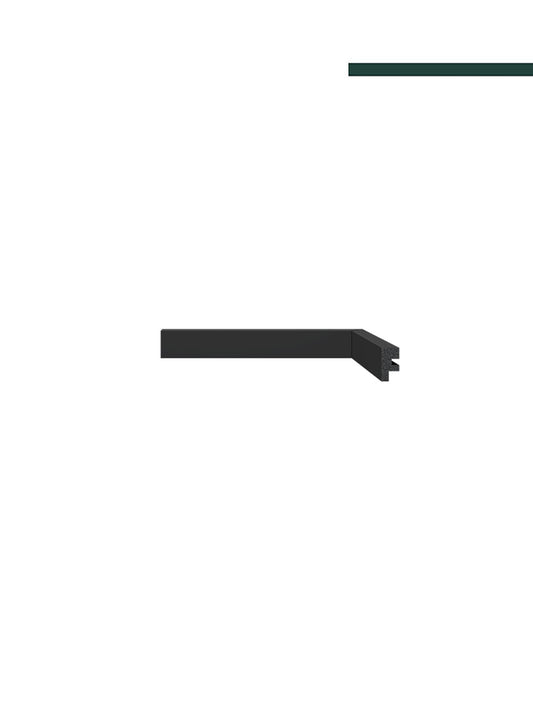 Rodapé 3466 Black – 3cm - Peça -  Santa Luzia