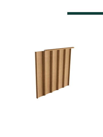 Painel Ubá Cumaru 100mm x 16mm x 2,80m - (CX C/ 2,24m2 ou 8 peças) - Santa Luzia