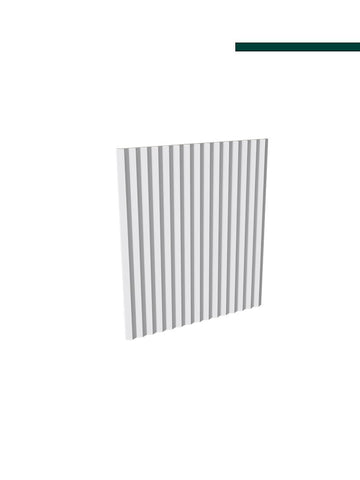 Painel gizé branco 144mm x 11mm x 2,80m - (CX 6 peças) - Santa luzia