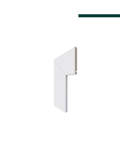 Guarnição 454 branca - 10cm - (CX C/8 PEÇAS)- Santa luzia