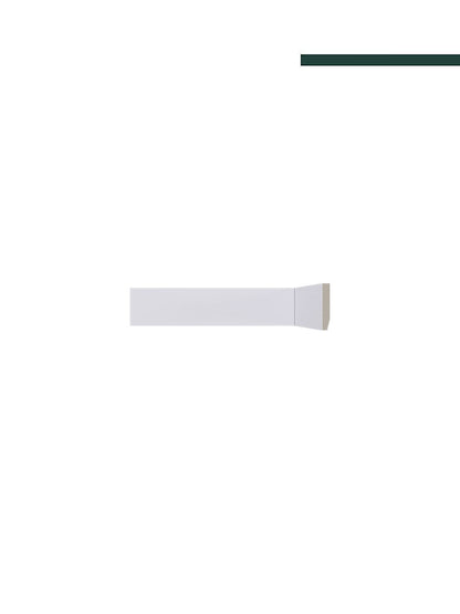 Rodapé Lev51 Branco – 5cm - Barra -  Santa Luzia